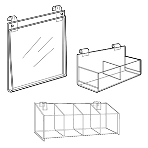 Gridwall Acrylic Accessories