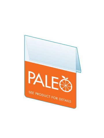Paleo Shelf Talker, 2.5"W x 1.25"H