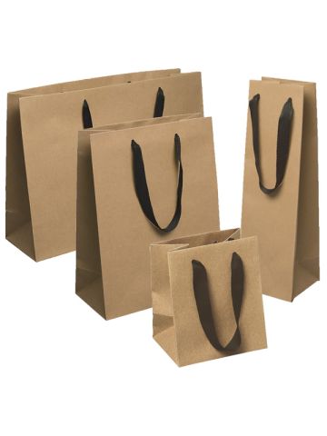 Chelsea Kraft, Twill Handle Euro Tote Shopping Bags