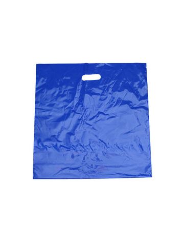 Bright Blue, Large Gloss Heavy Duty Merchandise Bags