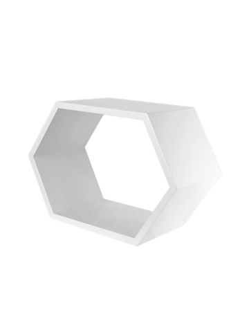 White, Hexagon Riser