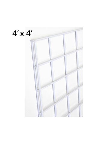 White Gridwall Panels, 4' x 4'