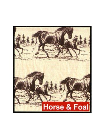 Horse & Foal, Western Printed Tissue Paper