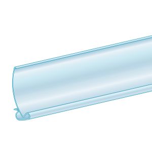 ClearSaharaver™ Channel Protector 1.25”H x 47.625”L, Clear, Ticket molding