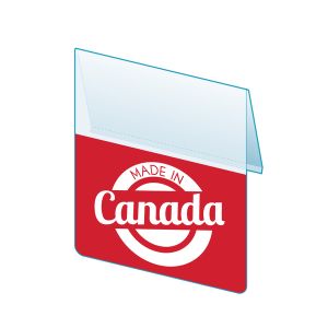 Made In Canada Shelf Talker, 2.5"W x 1.25"H