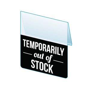 Temp Out of Stock Shelf Talker, 2.5"W x 1.25"H