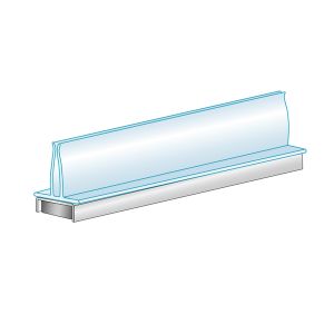 Multi-Use, T-Style Clip 1”W x 1.25”H x 3”L, with magnetic base, Clear