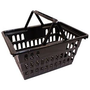 Black Shopping Baskets