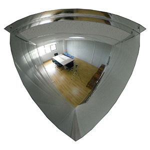 32" Quarter Mirror Dome Acrylic, 90 deg. Viewing area