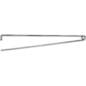 14" Chrome, Steel Diaper Pin Rod