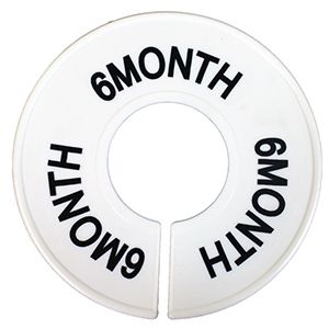 "6 MO" Round Size Dividers