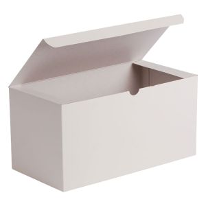 White Folding Gift Boxes, 12" x 6" x 6"