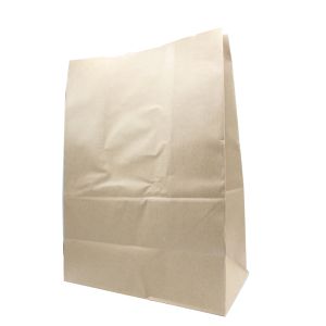 Recycled Natural Kraft Paper Shopping Bags, 12" x 7" x 17"  1/6 barrel