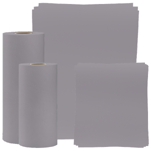 Light Gray, Heavyweight Tissue Roll and Sheets 20#