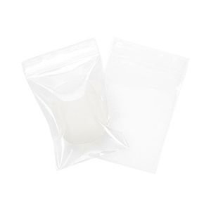 Clear Zipper Reclosable Poly Bags, 3" x 4"