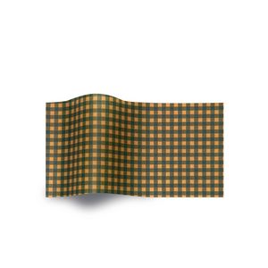 Green Gingham, All Occasion Printed Tissue Paper