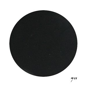 7" Black, Jewelry Circle Display Pads