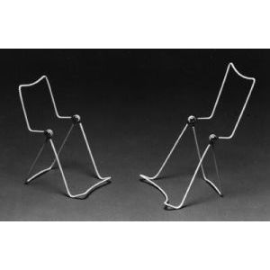 Wire Vinyl Coated Easels, White, 6.5" x 3.75"