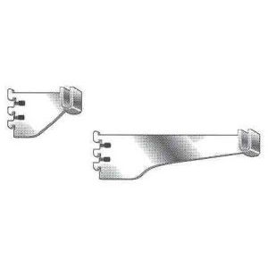 3", Brackets for Merchandise Bar with Lock Nuts