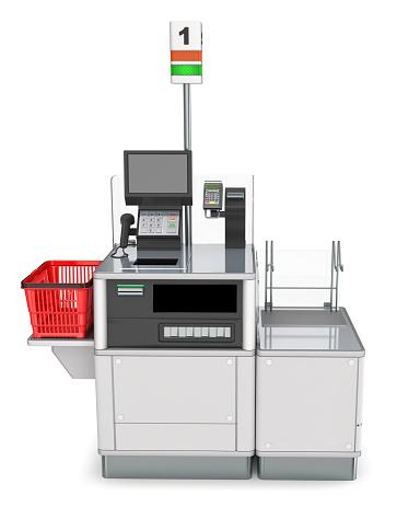 Cash register stand